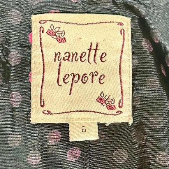 Vtg 90s Y2K Nanette Lepore Fitted Blazer Jacket for Anthropologie - Picture 3 of 8